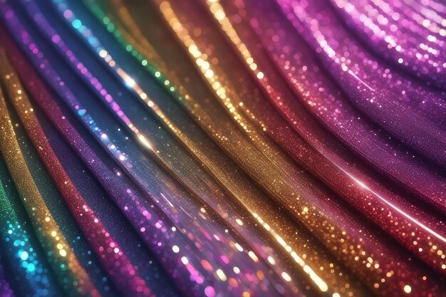 Sfondo di luci colorate glitter astratto