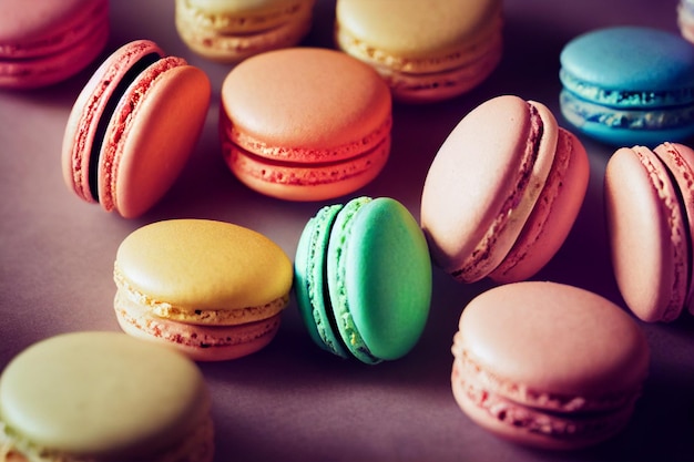 Sfondo Di Macarons