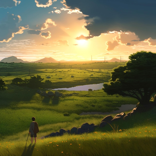 Sfondo di Makoto Shinkai