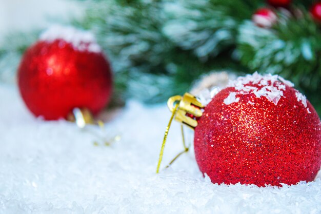 Sfondo di Natale. Buon anno. Focus selettivovacanze