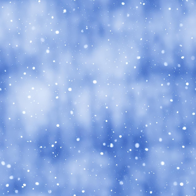 Sfondo di neve Reticolo senza giunte di nevicate Illustrazione digitale