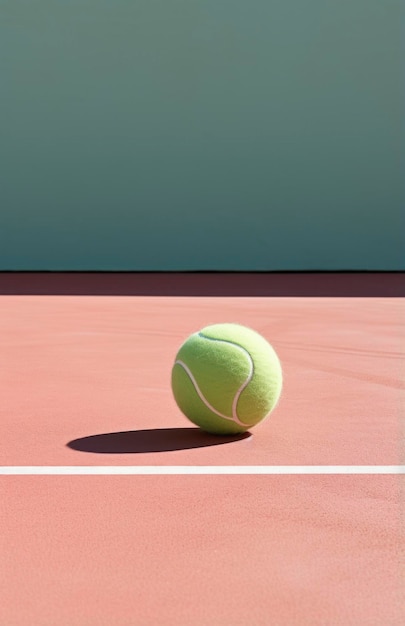 Sfondo di pallina da tennis