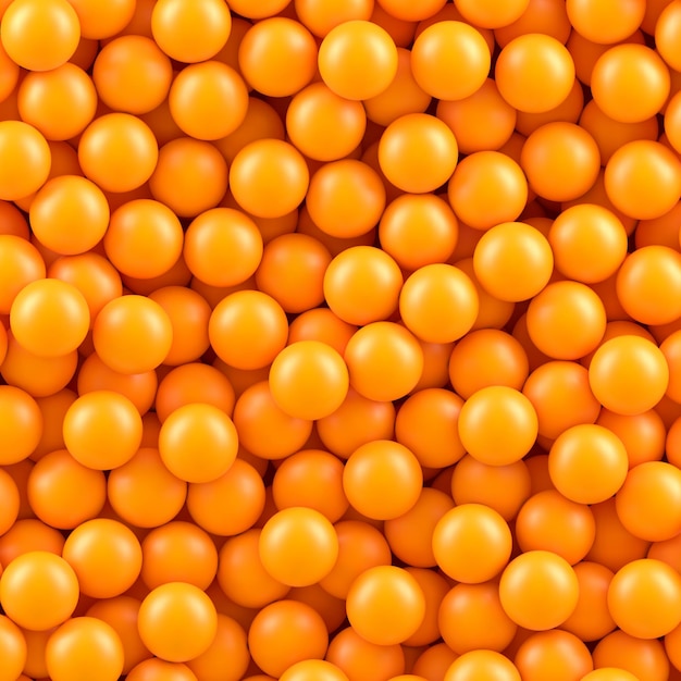 Sfondo di palline arancioni