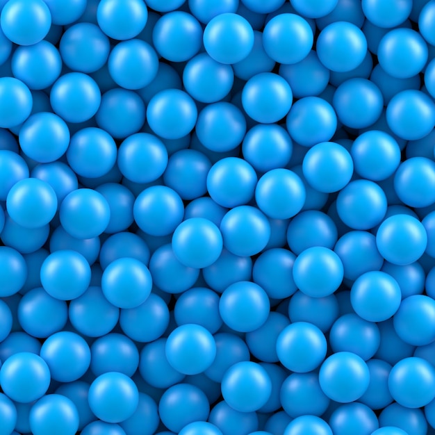 Sfondo di palline blu