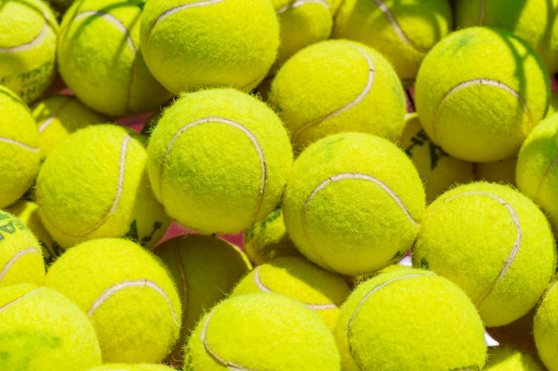 Sfondo di palline da tennis