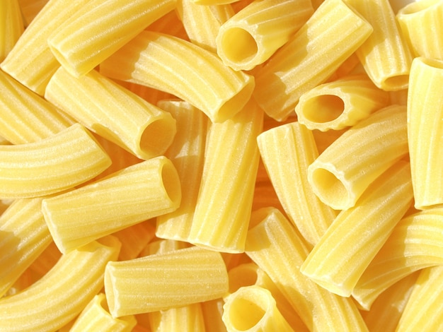 Sfondo di pasta maccheroni