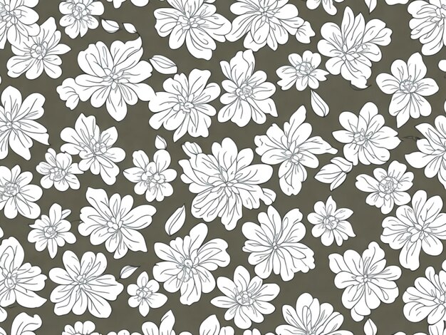 Sfondo di pattern di fiori