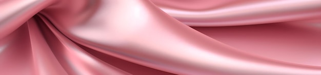Sfondo di seta rosa Sfondo di tessuto di nylon da sposa ondulato di seta o raso lucido