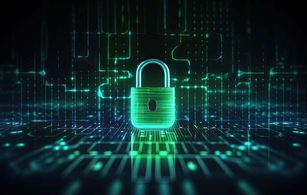 sfondo di sicurezza informatica