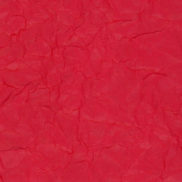Sfondo di struttura di carta increspata rossa