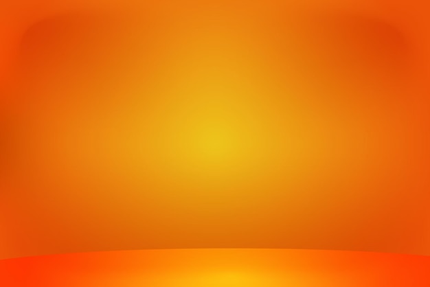 sfondo di studio con gradiente di colore arancione e giallo
