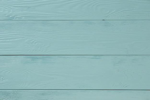 Sfondo di tavole di legno dipinte di azzurro e turchese