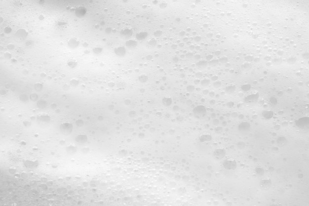 Sfondo di texture di bolle di schiuma di sapone bianco astratto