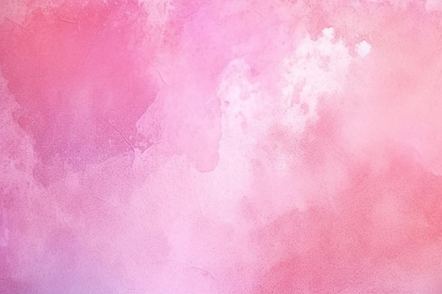 sfondo di texture grunge acquerello rosa con uno sfondo bianco