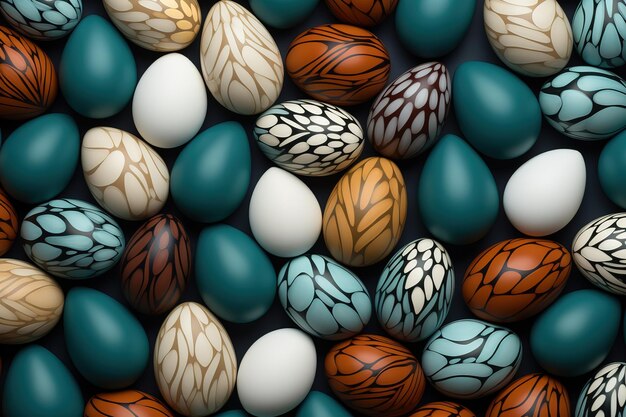 Sfondo di uova di Pasqua