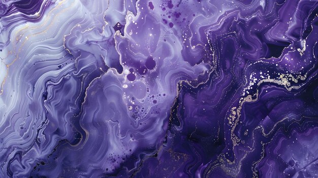 sfondo di vernice viola astratta consistenza acrilica con modello di marmo