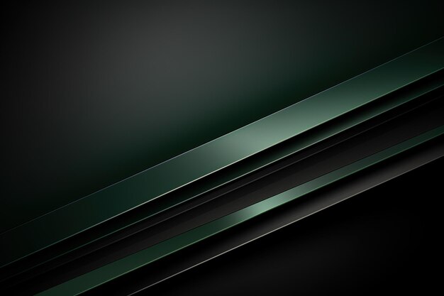 Sfondo diagonale astratto nero e verde luce scura con gradiente con texture metallica Questo è