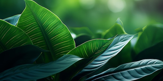 sfondo foglie tropicali foglie verdi consistenza per sfondo natura