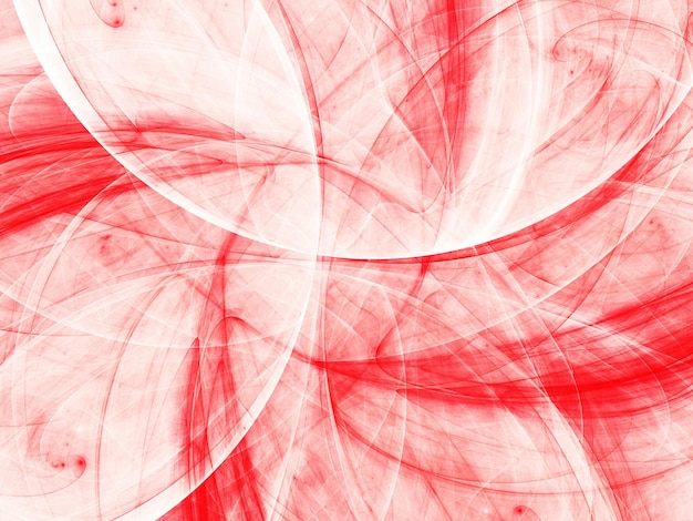 sfondo frattale astratto rosso illustrazione di rendering 3D