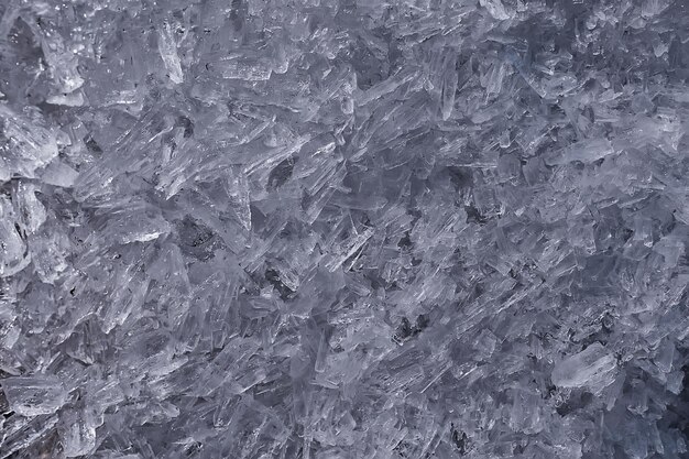 sfondo freddo ghiaccio rotto, gelo di cristallo inverno neve astratta