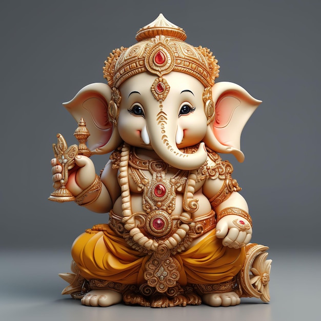 Sfondo Ganesha Il Signore della Saggezza Dio indù Ganesha