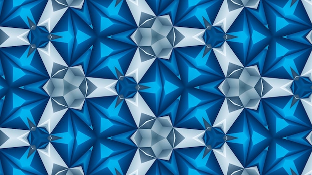 Sfondo geometrico bianco blu Elementi di rilievo astratti dal design moderno