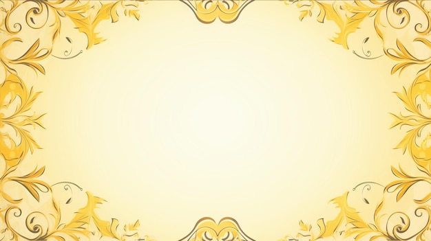 sfondo giallo con decorazione classica