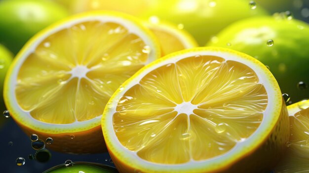Sfondo giallo limone HD 8K Carta da parati Stock immagine fotografica
