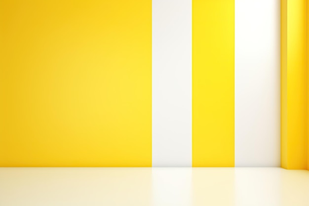 Sfondo giallo semplice per il design creativo del poster banner