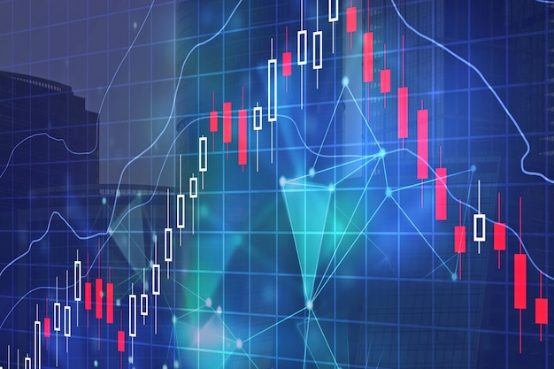 Sfondo grafico Forex