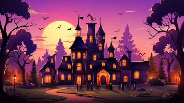sfondo Halloween zucca memorabile cartone animato di vacanza stupefacente ai arte