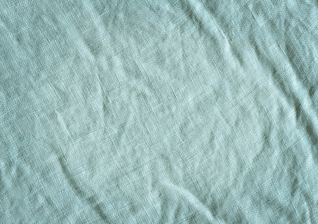 Sfondo in tessuto di cotone color turchese