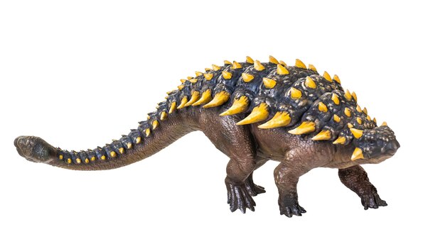 sfondo isolato dinosauro ankylosaurus