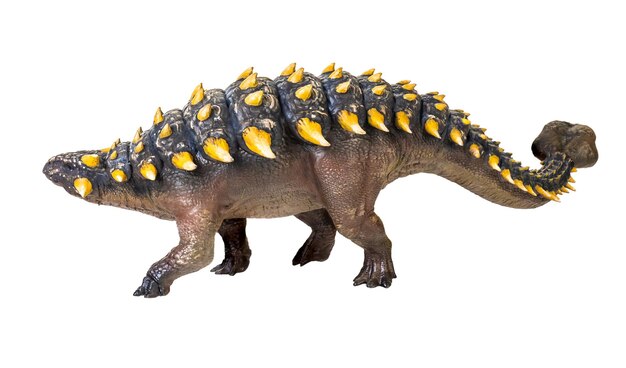 sfondo isolato dinosauro ankylosaurus