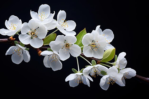 sfondo isolato fiore bianco