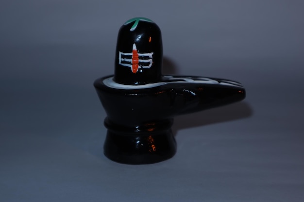 Sfondo isolato Shiva Linga indù