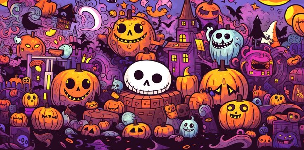 sfondo ispirato a Halloween