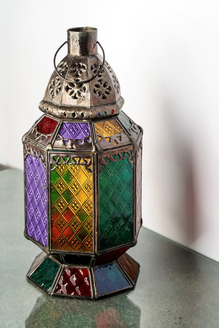 Foto sfondo lanterna ramadan