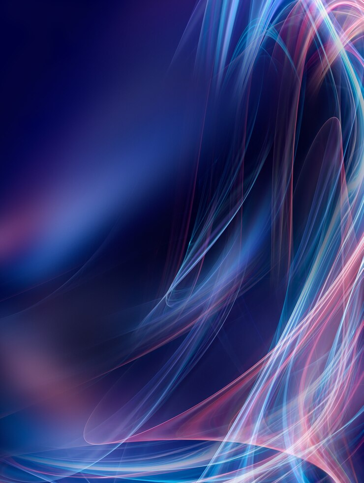 Foto sfondo luminoso astratto con brillanti linee al neon