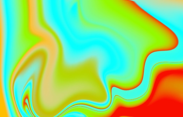 Sfondo moderno flusso colorato Colore dell'onda Forma liquida Poster minimale ideale per banner