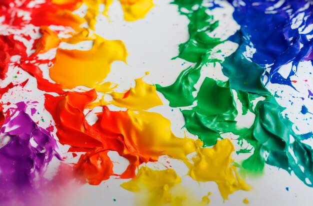 Sfondo multicolore colorato per il tuo testo IA generativa