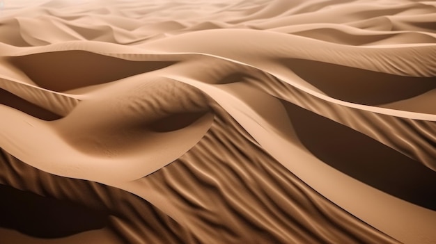 Sfondo naturale del deserto Illustrazione AI GenerativexA