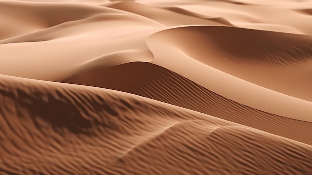 Sfondo naturale del deserto Illustrazione AI GenerativexA