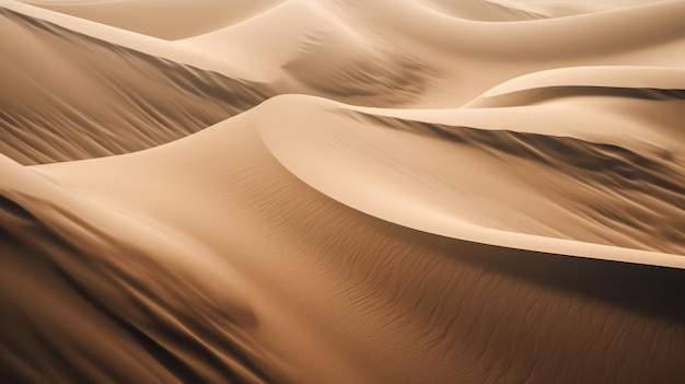 Sfondo naturale del deserto Illustrazione AI GenerativexA