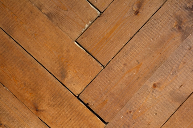 Sfondo naturale e consistenza, pavimento in legno da tavole