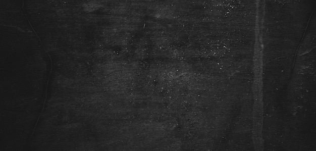 Sfondo nero del tratto di pennello naturale cemento testurizzato o pietra oldHorror Cement Texture Grunge sfondo spaventoso Muro di cemento Vecchio nero