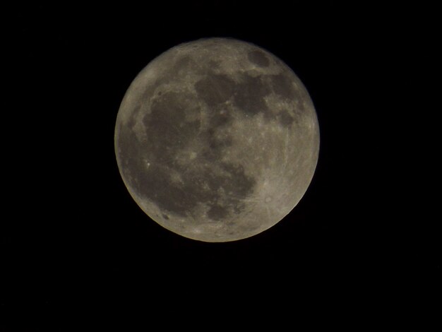 Sfondo nero di luna piena Sfondo nero 25/09/2018