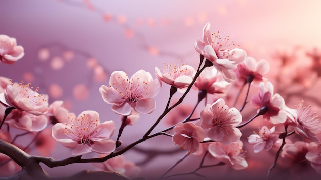 Sfondo pastello floreale rosa tenue per un ambiente delicato e sereno