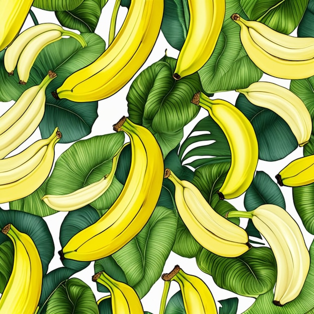 Sfondo patern banana per wallaper o design del tessuto