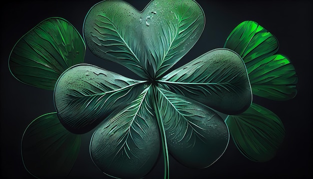 Sfondo per il rendering di St Patrick Day Ai